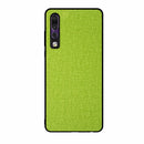 Shockproof Cloth Texture PC+ TPU Protective Case for Huawei P30 (Green)