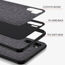 Shockproof Cloth Texture PC+ TPU Protective Case for Huawei P30 Pro (Dark Blue)