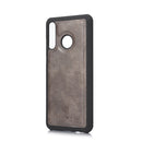 DG.MING Crazy Horse Texture Flip Detachable Magnetic Leather Case for Huawei P30 Lite, with Holder & Card Slots & Wallet (Grey)