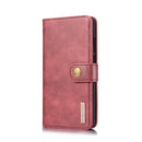 DG.MING Crazy Horse Texture Flip Detachable Magnetic Leather Case for Huawei P30 Lite, with Holder & Card Slots & Wallet (Red)