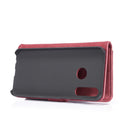DG.MING Crazy Horse Texture Flip Detachable Magnetic Leather Case for Huawei P30 Lite, with Holder & Card Slots & Wallet (Red)