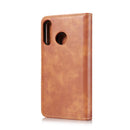 DG.MING Crazy Horse Texture Flip Detachable Magnetic Leather Case for Huawei P30 Lite, with Holder & Card Slots & Wallet (Brown)