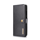 DG.MING Crazy Horse Texture Flip Detachable Magnetic Leather Case for Huawei P30 Pro, with Holder & Card Slots & Wallet (Black)