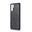 DG.MING Crazy Horse Texture Flip Detachable Magnetic Leather Case for Huawei P30 Pro, with Holder & Card Slots & Wallet (Black)