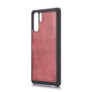 DG.MING Crazy Horse Texture Flip Detachable Magnetic Leather Case for Huawei P30 Pro, with Holder & Card Slots & Wallet (Red)