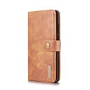DG.MING Crazy Horse Texture Flip Detachable Magnetic Leather Case for Huawei P30 Pro, with Holder & Card Slots & Wallet (Brown)