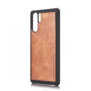 DG.MING Crazy Horse Texture Flip Detachable Magnetic Leather Case for Huawei P30 Pro, with Holder & Card Slots & Wallet (Brown)