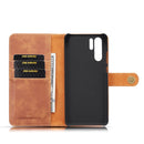 DG.MING Crazy Horse Texture Flip Detachable Magnetic Leather Case for Huawei P30 Pro, with Holder & Card Slots & Wallet (Brown)