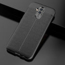 Litchi Texture TPU Shockproof Case for Huawei Mate 20 Lite (Black)