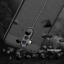Litchi Texture TPU Shockproof Case for Huawei Mate 20 Lite (Navy Blue)