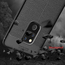 Litchi Texture TPU Shockproof Case for Huawei Mate 20 (Black)