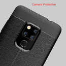 Litchi Texture TPU Shockproof Case for Huawei Mate 20 (Black)