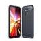 Brushed Texture Carbon Fiber Shockproof TPU Case for Huawei Mate 20 Lite (Navy Blue)