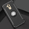 Magnetic 360 Degree Rotation Ring Holder Armor Protective Case for Huawei Mate 20 Lite (Black)
