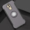 Magnetic 360 Degree Rotation Ring Holder Armor Protective Case for Huawei Mate 20 Lite (Grey)