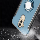 Magnetic 360 Degree Rotation Ring Holder Armor Protective Case for Huawei Mate 20 Lite (Blue)
