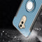 Magnetic 360 Degree Rotation Ring Holder Armor Protective Case for Huawei Mate 20 Lite (Blue)