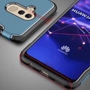 Magnetic 360 Degree Rotation Ring Holder Armor Protective Case for Huawei Mate 20 Lite (Blue)