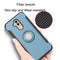 Magnetic 360 Degree Rotation Ring Holder Armor Protective Case for Huawei Mate 20 Lite (Blue)