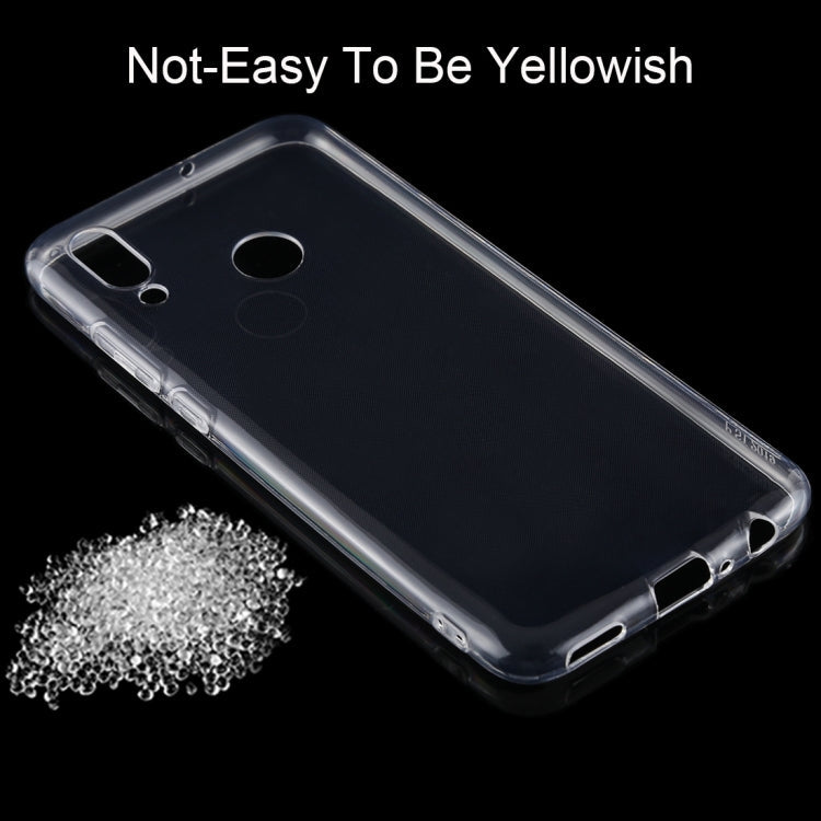 0.75mm Ultrathin Transparent TPU Soft Protective Case for Huawei P Smart (2019) / Honor 10 Lite