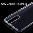 0.75mm Ultrathin Transparent TPU Soft Protective Case for Huawei P30 Pro