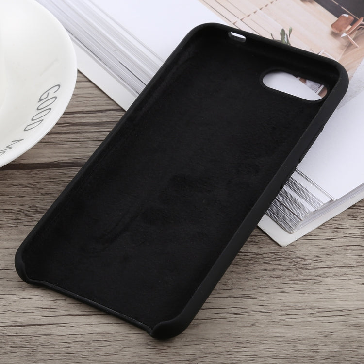 Ultra-thin Liquid Silicone Dropproof Protective Case for Huawei Honor 10(Black)