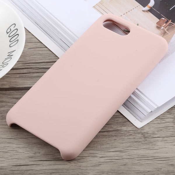 Ultra-thin Liquid Silicone Dropproof Protective Case for Huawei Honor 10(Pink)