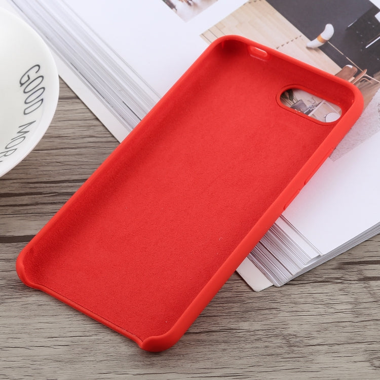 Ultra-thin Liquid Silicone Dropproof Protective Case for Huawei Honor 10(Red)