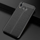 Litchi Texture TPU Shockproof Case for Huawei Nova 3 (Black)