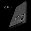 Litchi Texture TPU Shockproof Case for Huawei Nova 3 (Navy Blue)