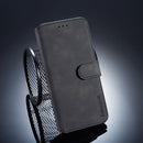 DG.MING Retro Oil Side Horizontal Flip Case for Huawei P20 Pro, with Holder & Card Slots & Wallet (Black)