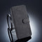 DG.MING Retro Oil Side Horizontal Flip Case for Huawei P20 Pro, with Holder & Card Slots & Wallet (Black)
