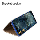 For Huawei P20 Pro PC Mirror Protective Back Cover Case with Holder (Gold)