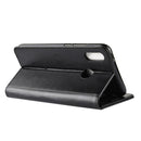 R64 Texture Single Fold Horizontal Flip Leather Case for Huawei Honor 10 Lite, with Holder & Card Slots & Wallet (Black)
