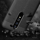 Litchi Texture TPU Case for Huawei Mate RS Porsche Design(Navy Blue)