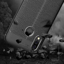 For Huawei P20 Lite Litchi Texture Soft TPU Protective Back Cover Case (Black)