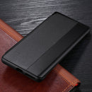 For Huawei Mate 40 Pro PU Leather Horizontal Flip Case, with Caller ID Display & Sleep / Wake-up Function(Black)