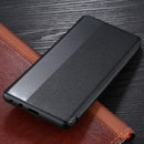 For Huawei Mate 40 Pro PU Leather Horizontal Flip Case, with Caller ID Display & Sleep / Wake-up Function(Black)