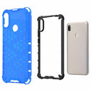 Honeycomb Shockproof PC + TPU Case for Huawei Y6(2019)(Red)