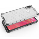 Honeycomb Shockproof PC + TPU Case for Huawei Y7(2019) (Blue)