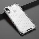 Honeycomb Shockproof PC + TPU Case for Huawei Y7(2019) (Transparent)