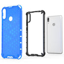 Honeycomb Shockproof PC + TPU Case for Huawei Y7(2019) (Transparent)