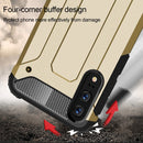 For Huawei P20 Full-body Rugged TPU + PC Combination Back Cover Case (Gold)