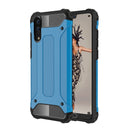 For Huawei P20 Full-body Rugged TPU + PC Combination Back Cover Case (Blue)