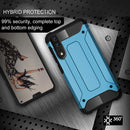 For Huawei P20 Full-body Rugged TPU + PC Combination Back Cover Case (Blue)