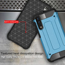 For Huawei P20 Full-body Rugged TPU + PC Combination Back Cover Case (Blue)
