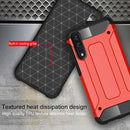 For Huawei P20 Full-body Rugged TPU + PC Combination Back Cover Case (Red)
