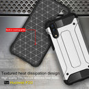 For Huawei P20 Full-body Rugged TPU + PC Combination Back Cover Case (Silver)