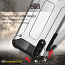 For Huawei P20 Full-body Rugged TPU + PC Combination Back Cover Case (Silver)