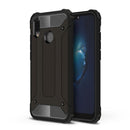 For Huawei P20 Lite Full-body Rugged TPU + PC Combination Back Cover Case(Black)
